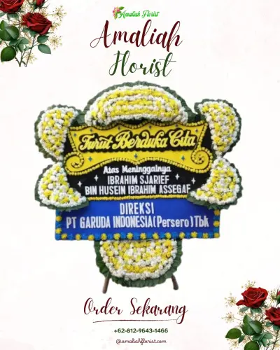 Papan Bunga Duka di Pleret
